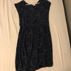 Old navy blue floral dress